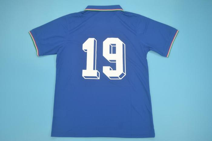 Retro Jersey 1986 Italy 19 Home Soccer Jersey Vintage Football Shirt