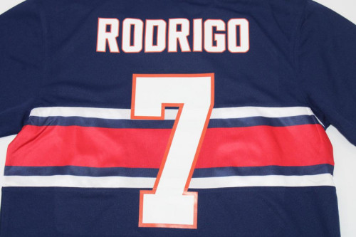 Retro Jersey 1995-1997 USA RODRIGO 7 Away Blue Soccer Jersey United States Vintage Football Shirt