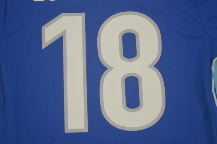 with Front Lettering Retro Jersey 1998 Italy BAGGIO R. 18 Home Soccer Jersey Vintage Football Shirt