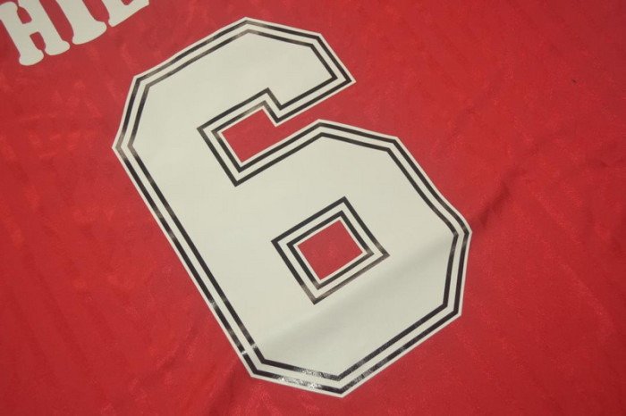 Retro Jersey 1994 Spain HIERRO 6 Home Soccer Jersey Vintage Football Shirt
