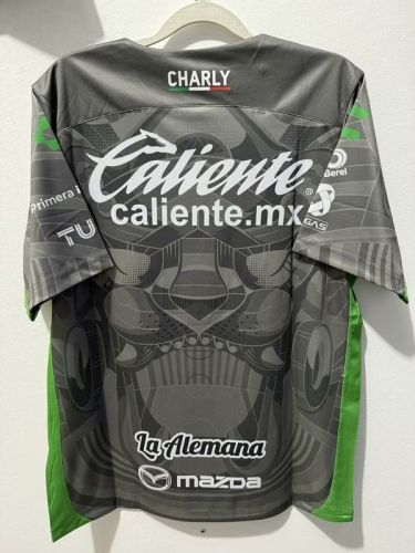 Fans Version 2024-2025 Club Leon Third Away Grey Soccer Jersey Football Shirt