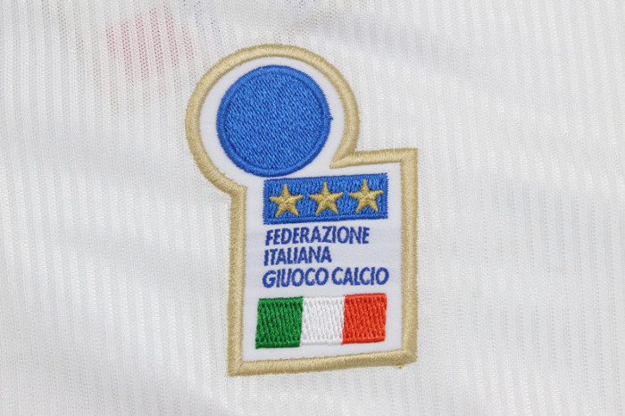 Retro Jersey 1998 Italy Away White Soccer Jersey Vintage Football Shirt