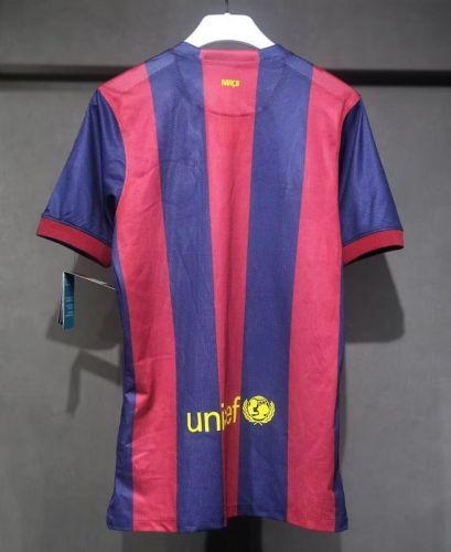 Retro Jersey Player Version 2014-2015 Barcelona Home Soccer Jersey Vintage Football Shirt