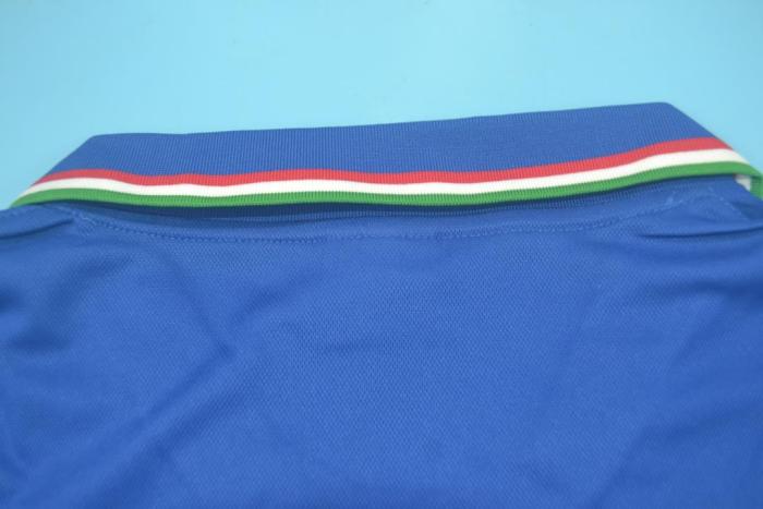 Retro Jersey 1986 Italy R.BAGGIO 15 Home Soccer Jersey Vintage Football Shirt