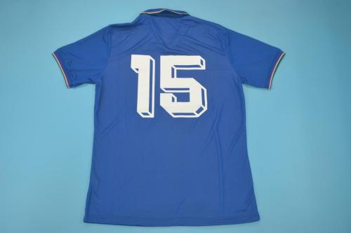 Retro Jersey 1990 Italy 15 Home Soccer Jersey Vintage Football Shirt