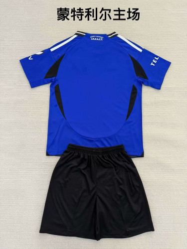 Adult Uniform 2025-2026 Montréal Impact Home Soccer Jersey Shorts Montreal Impact Football Kit