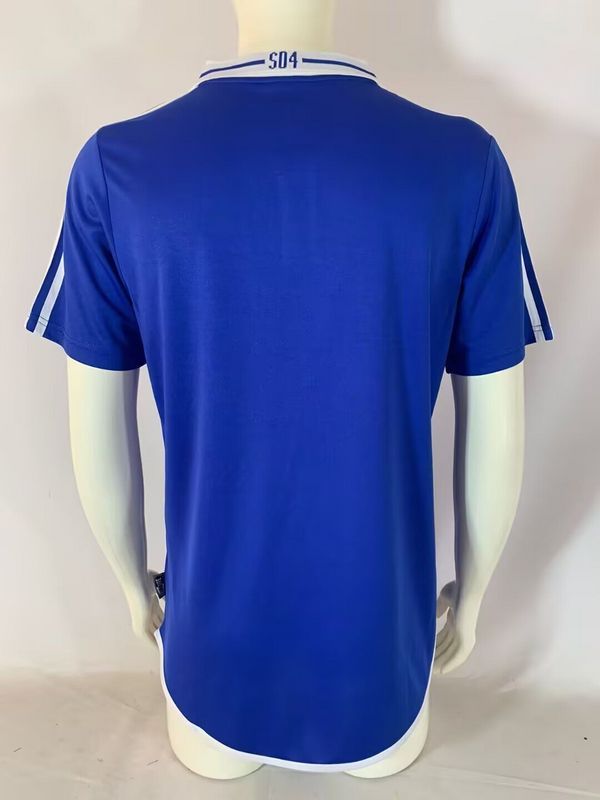 Retro Jersey 2000-2002 Schalke 04 Home Soccer Jersey Vintage Football Shirt