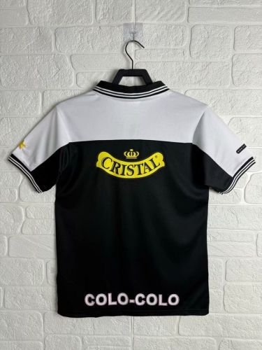 Retro Jersey 1998-1999 Colo-Colo Away Black Soccer Jersey Vintage Football Shirt