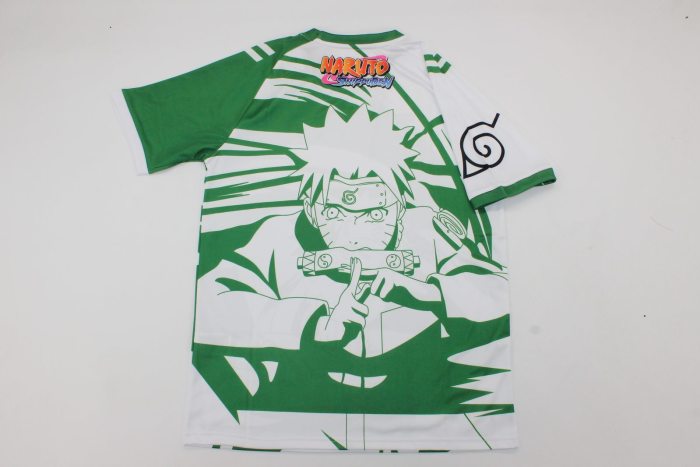 Fan Version 2025-2026 Real Betis Green/White Naruto Edition Soccer Jersey Football Shirt