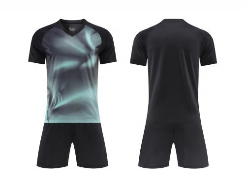 7303 Blank DIY Soccer Training Uniforms Men's Custom Jersey and Shorts