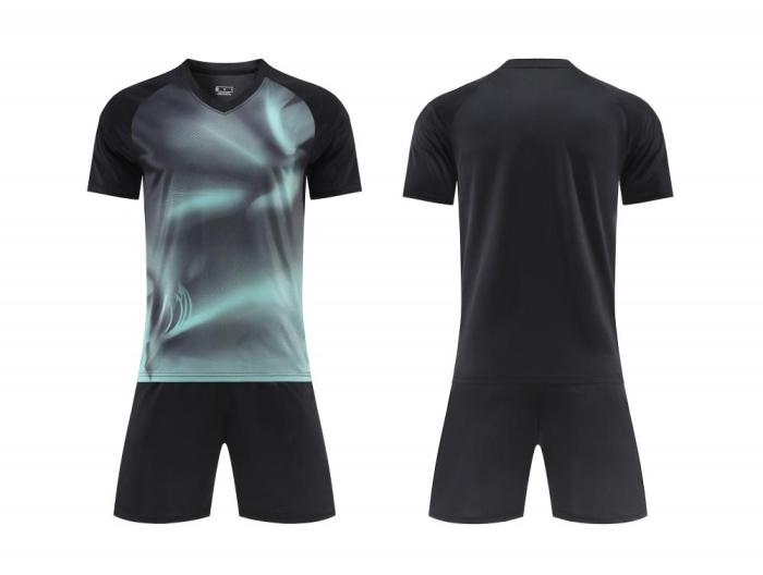 7303 Blank DIY Soccer Training Uniforms Men's Custom Jersey and Shorts