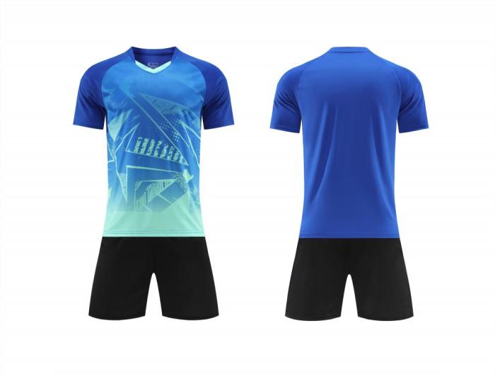 7302 Blank DIY Soccer Training Uniforms Men's Custom Jersey and Shorts