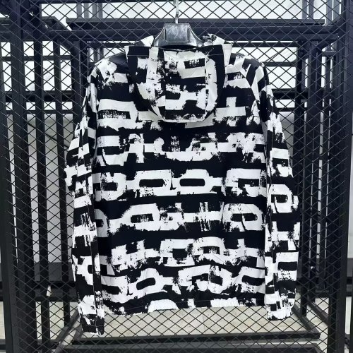 2025-2026 Barcelona White/Black Soccer Windbreaker Jacket Football Jacket