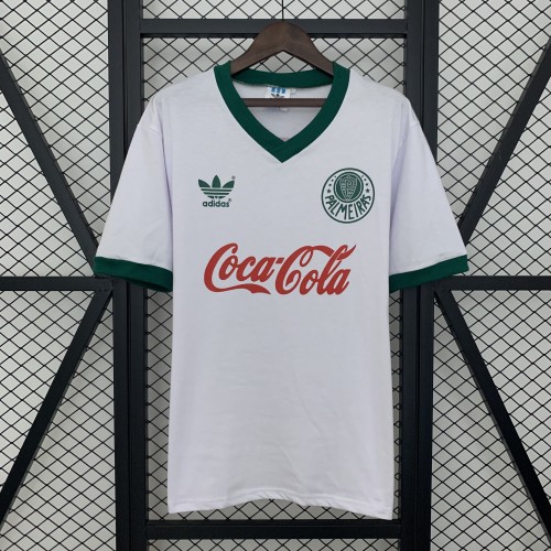 Retro Jersey 1989 Palmeiras Away White Soccer Jersey Vintage Football Shirt