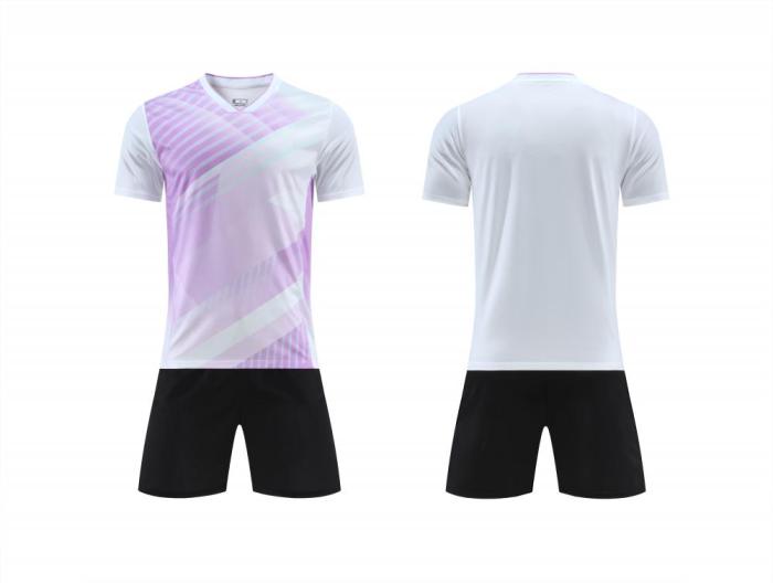 7301 Blank DIY Soccer Training Uniforms Men's Custom Jersey and Shorts