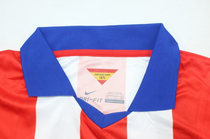 Retro Jersey 2014-2015 Atletico Madrid Home Soccer Jersey Vintage Football Shirt