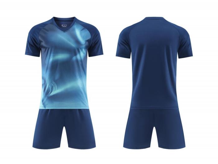 7303 Blank DIY Soccer Training Uniforms Men's Custom Jersey and Shorts