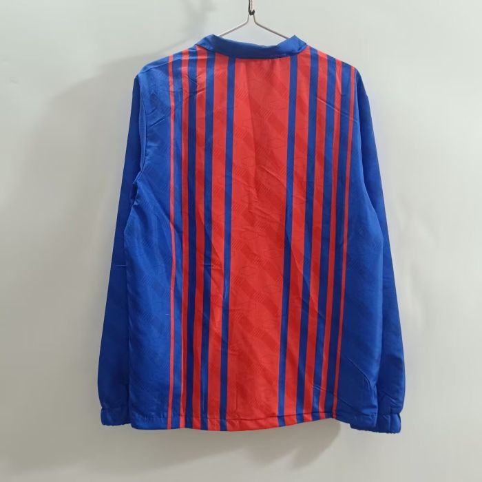 Retro Model 1995-1996 PSG Blue/Red Soccer Windbreaker Jacket Paris Football Jacket