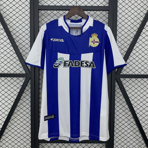 Retro Jersey 2003-2004 Deportivo La Coruna Home Soccer Jersey Vintage Football Shirt
