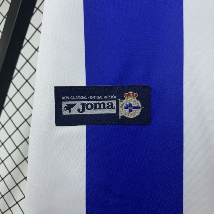 Retro Jersey 2003-2004 Deportivo La Coruna Home Soccer Jersey Vintage Football Shirt