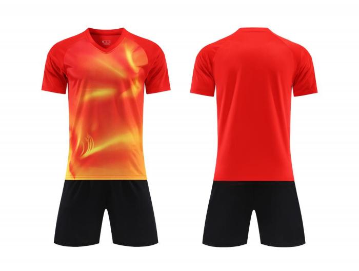 7303 Blank DIY Soccer Training Uniforms Men's Custom Jersey and Shorts