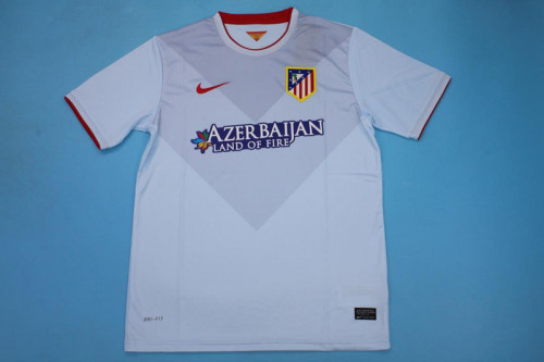 Retro Jersey 2014-2015 Atletico Madrid Away Grey Soccer Jersey Vintage Football Shirt