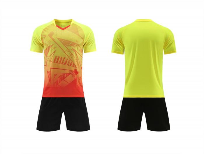 7302 Blank DIY Soccer Training Uniforms Men's Custom Jersey and Shorts