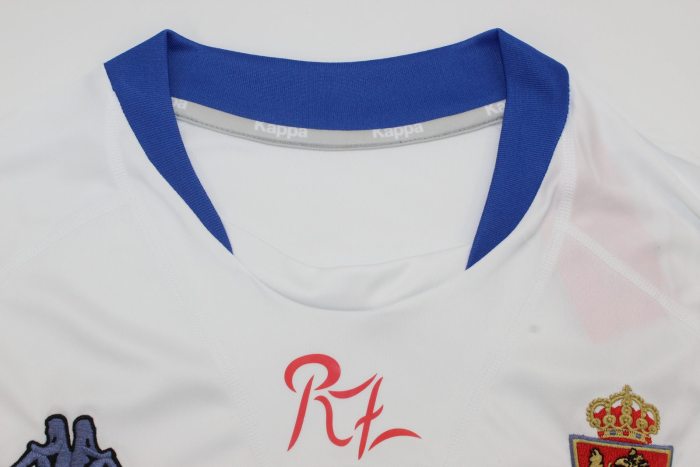 Retro Jersey 2001-2002 Real Zaragoza GALLETTI 7 Home Soccer Jersey Vintage Camisetas de Futbol