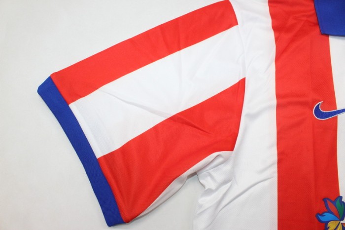 Retro Jersey 2014-2015 Atletico Madrid Home Soccer Jersey Vintage Football Shirt
