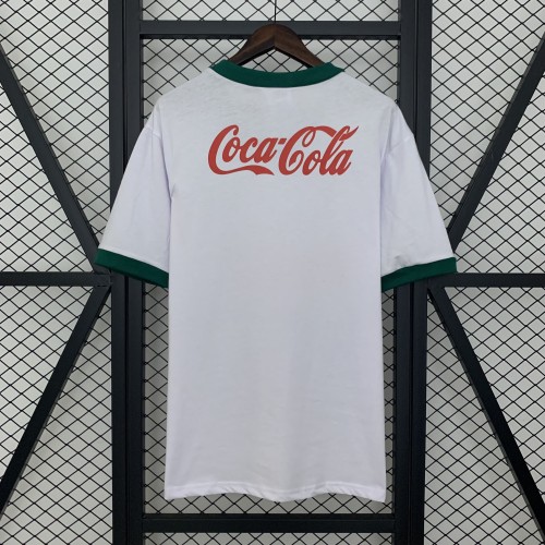 Retro Jersey 1989 Palmeiras Away White Soccer Jersey Vintage Football Shirt