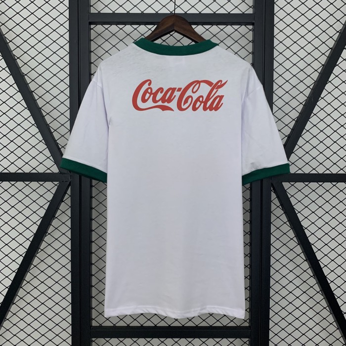 Retro Jersey 1989 Palmeiras Away White Soccer Jersey Vintage Football Shirt