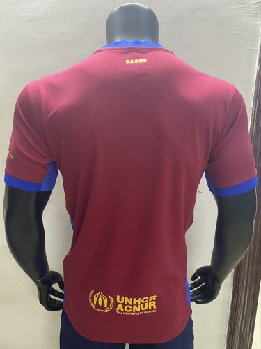 Barca Camisetas de Futbol Fans Version 2025-2026 Barcelona Dark Red Special Edition Soccer Jersey