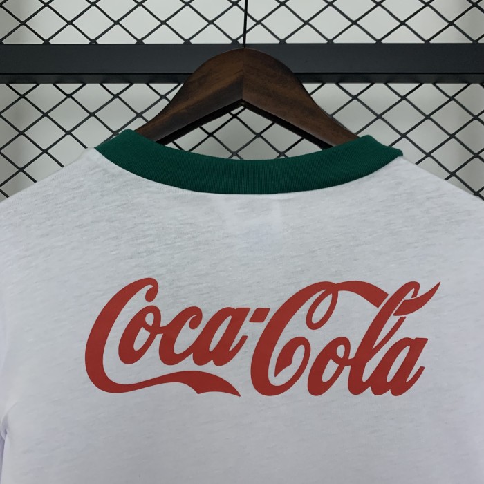 Retro Jersey 1989 Palmeiras Away White Soccer Jersey Vintage Football Shirt