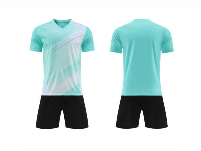 7301 Blank DIY Soccer Training Uniforms Men's Custom Jersey and Shorts
