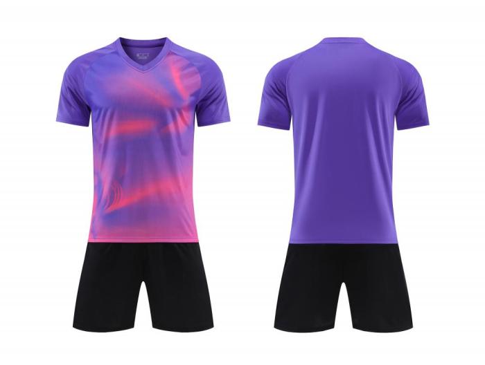7303 Blank DIY Soccer Training Uniforms Men's Custom Jersey and Shorts