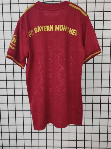 with Front Lettering Fan Version 2024-2025 Bayern Munich 125th Anniversary BeckeNbauer Cup Soccer Jersey Bayern Munchen Red Football Shirt