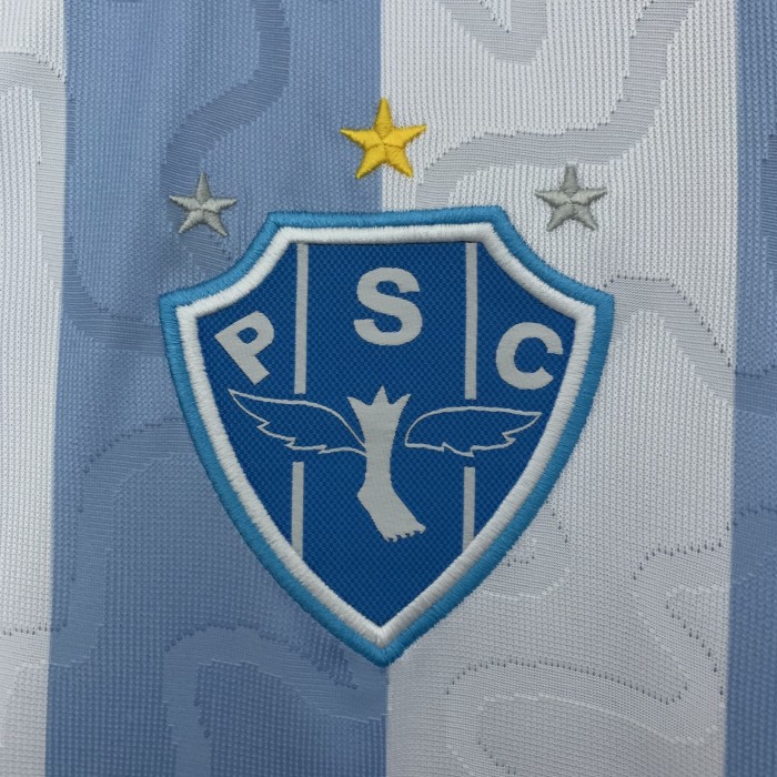 Fan Version 2025-2026 Paysandu Sport Club Home Soccer Jersey Football Shirt