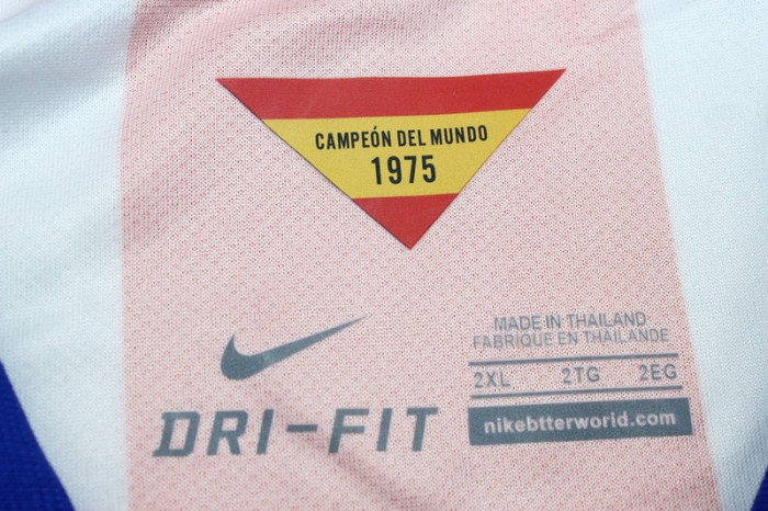 Retro Jersey 2014-2015 Atletico Madrid Home Soccer Jersey Vintage Football Shirt