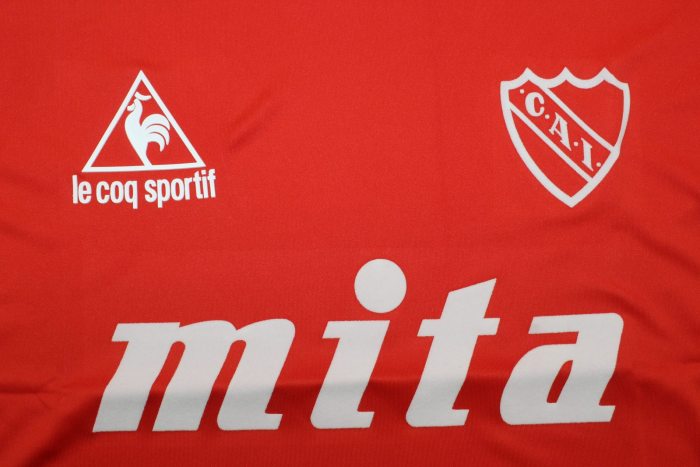 Retro Jersey 1986-1988 Atlético Independiente 10 Home Soccer Jersey Men's Football Shirt