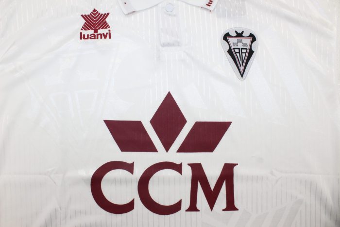 Retro Jersey 1995-1996 Albacete Balompié ZALAZAR 10 Home Soccer Jersey Vintage Football Shirt