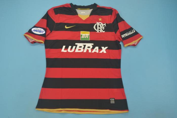 with Sponor Logo+Sleeve Patch Retro Jersey 2008 Flamengo ROMARIO 10 Home Soccer Jersey Vintage Football Shirt