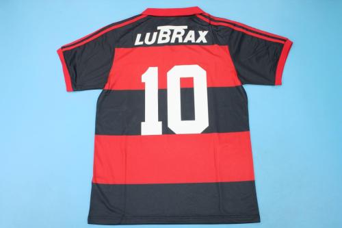 Retro Jersey 1988 Flamengo 10 Home Soccer Jersey Vintage Football Shirt