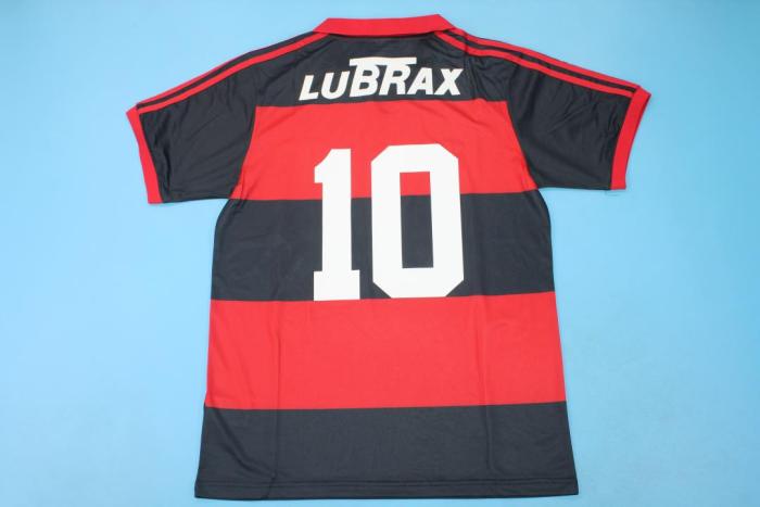 Retro Jersey 1988 Flamengo 10 Home Soccer Jersey Vintage Football Shirt