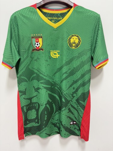 Fan Version 2025 Cameroon Home Soccer Jersey Cameroun Football Shirt