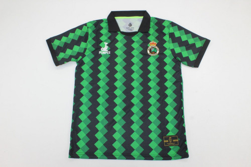 Fan Version 2025-2026 Racing de Santander 13 JOKIN EZKIETA 112th Anniversary Green Goalkeeper Soccer Jersey Football Shirt