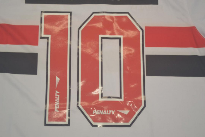 Retro Jersey 1991 Sao Paulo 10 Home Soccer Jersey Vintage Football Shirt