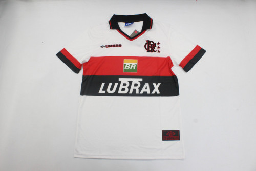 Retro Jersey 1999 Flamengo ROMARIO 11 Away White Soccer Jersey Vintage Football Shirt