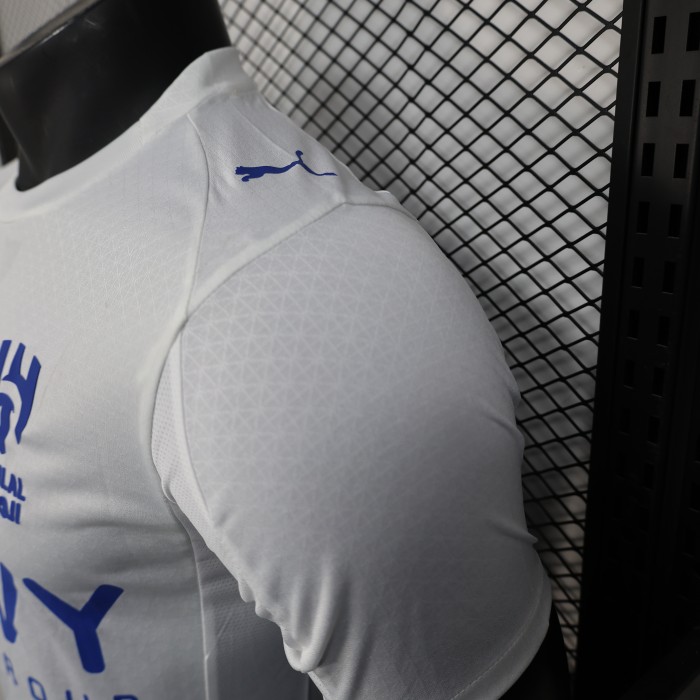 Player Version 2025-2026 Al-Hilal Saudi Away White Soccer Jersey Football Shirt