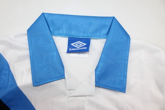 Retro Jersey 1994-1995 Inter Milan BERGKAMP 10 Away White Soccer Jersey Vintage Football Shirt
