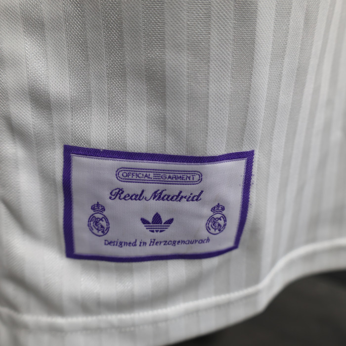 Retro Model Player Version Real Madrid 2025-2026 White Soccer Jersey Real Football Shirt